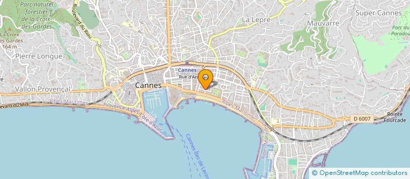 localisation de l'entreprise SOCIETE MAILLOTS SERVICE à CANNES