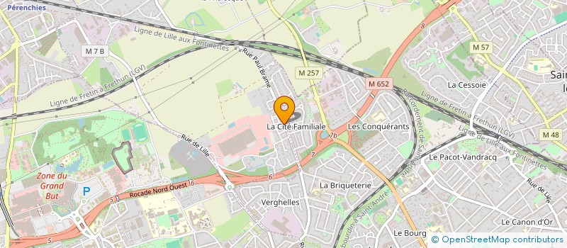 localisation de l'entreprise SOCIETE MAINTENANCE ET ENTRETIEN LILLOIS  LOMPRET