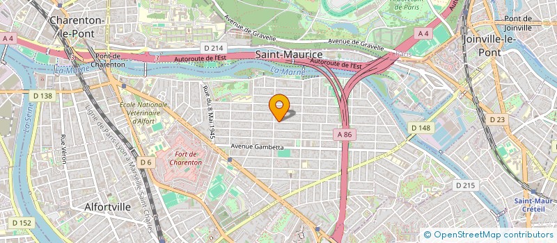localisation de l'entreprise SOCIETE MAISONNAISE D'OUVRAGES EN BOIS à MAISONS-ALFORT