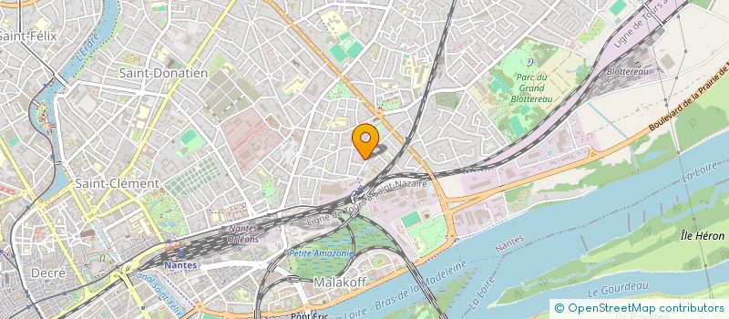 localisation de l'entreprise SOCIETE MAISONS GWENED à NANTES