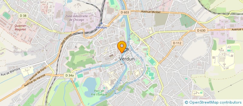 localisation de l'entreprise SOCIETE MAISONS LORRAINES à VERDUN