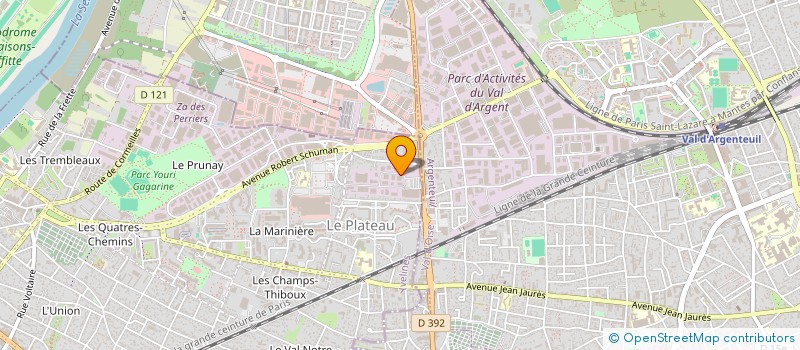 localisation de l'entreprise SOCIETE MAITRISE ENVIRONNEMENT ESPACES EXTERIEURS à SARTROUVILLE