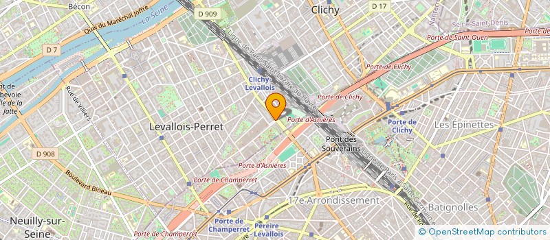 localisation de l'entreprise SOCIETE MAJESTIC à LEVALLOIS-PERRET