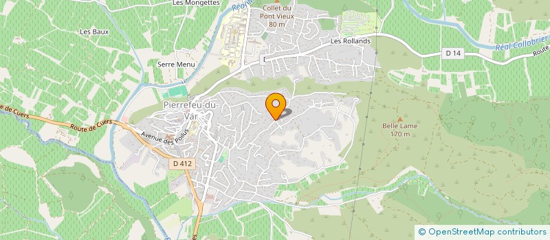 localisation de l'entreprise SOCIETE MALAMAIRE THIERRY  PIERREFEU-DU-VAR