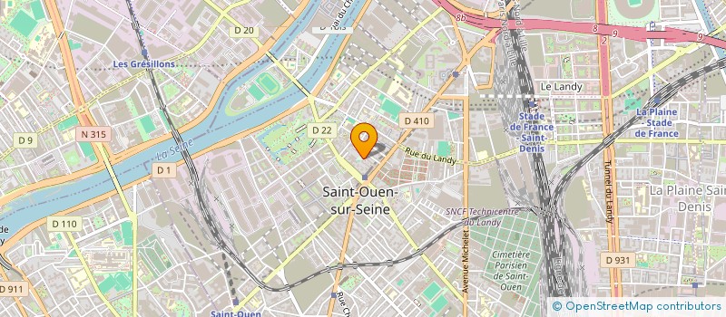 localisation de l'entreprise SOCIETE MALLA à SAINT-OUEN-SUR-SEINE