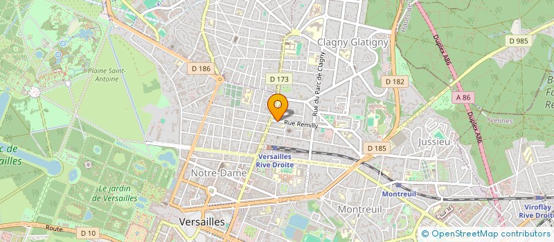 localisation de l'entreprise SOCIETE MALLET à VERSAILLES