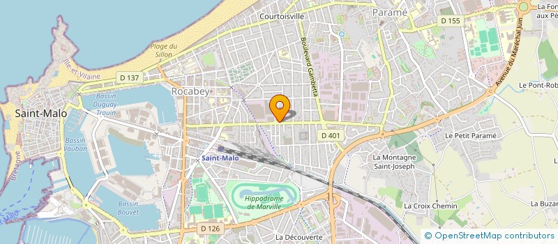 localisation de l'entreprise SOCIETE MALOUINE DE DISTRIBUTION  SAINT-MALO