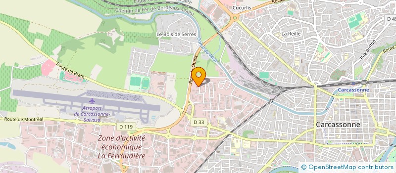 localisation de l'entreprise SOCIETE MALRIEU ET FILS à CARCASSONNE
