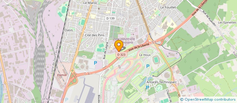 localisation de l'entreprise SOCIETE MANCELLE D'ELECTROMECANIQUE à LE MANS