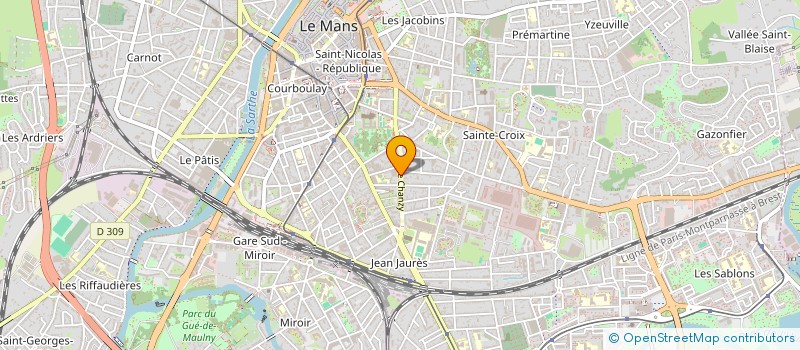 localisation de l'entreprise SOCIETE MANCELLE DE REPASSAGE à LE MANS