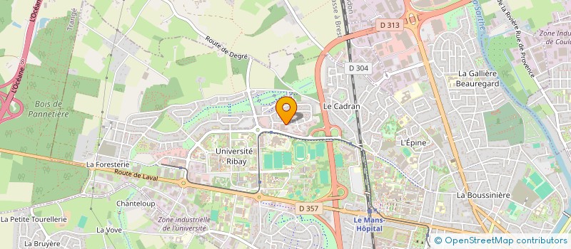 localisation de l'entreprise SOCIETE MANCELLE DE TECHNOLOGIE à LE MANS