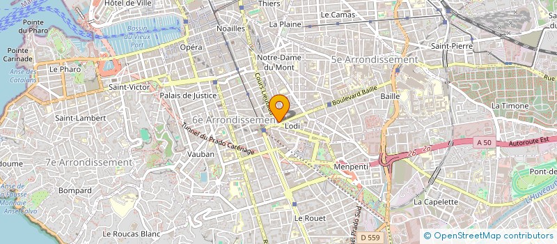 localisation de l'entreprise SOCIETE MANGE TOUT  MARSEILLE