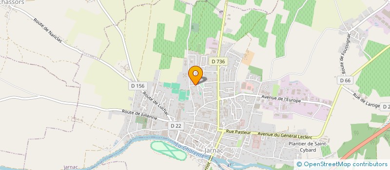 localisation de l'entreprise SOCIETE MANGEARD à FOUSSIGNAC