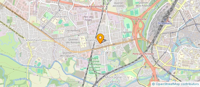 localisation de l'entreprise SOCIETE MANUEL CONSTRUCTION à STRASBOURG