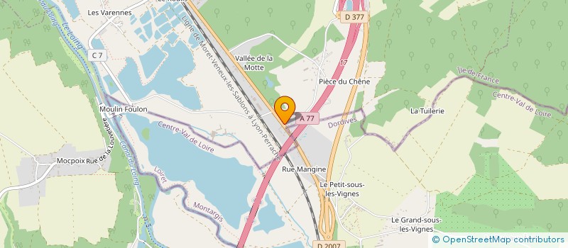 localisation de l'entreprise SOCIETE MANUTENTIONNAIRE DES TRANSPORTS JAMET à SOUPPES-SUR-LOING