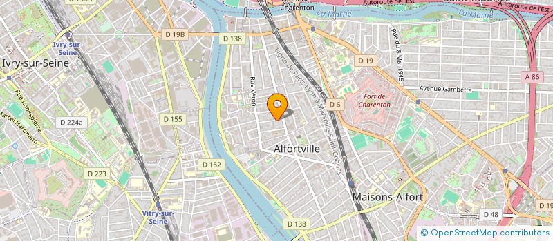 localisation de l'entreprise SOCIETE MARC à ALFORTVILLE