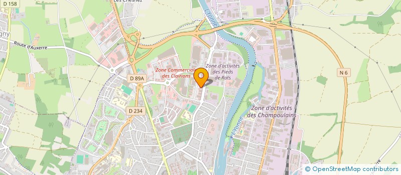 localisation de l'entreprise SOCIETE MARCHAND à AUXERRE