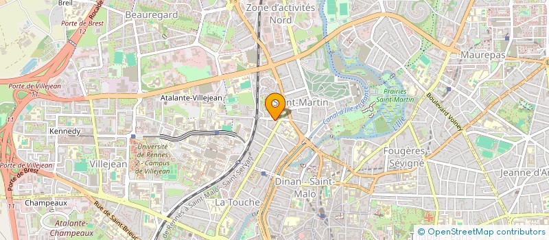 localisation de l'entreprise SOCIETE MARGELY GUY à RENNES