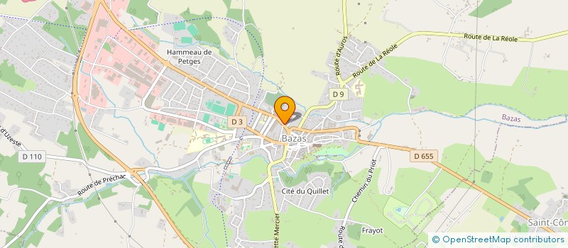 localisation de l'entreprise SOCIETE MARGOULETTE  BAZAS