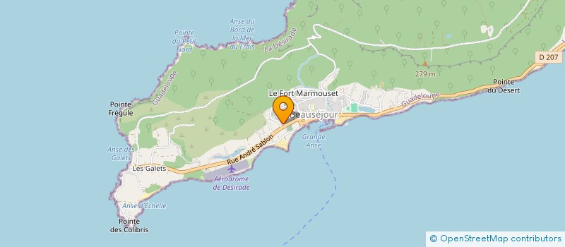 localisation de l'entreprise SOCIETE MARITIME DE DESIRADE à LA DESIRADE