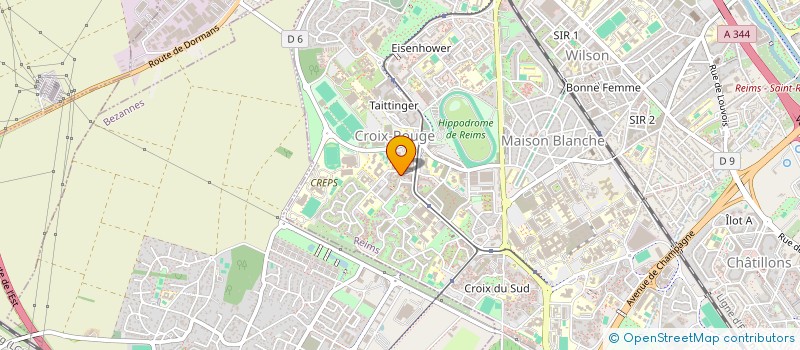 localisation de l'entreprise SOCIETE MARNAISE DE CONTRUCTION  REIMS