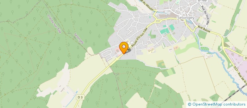 localisation de l'entreprise SOCIETE MARQUET à SELONGEY