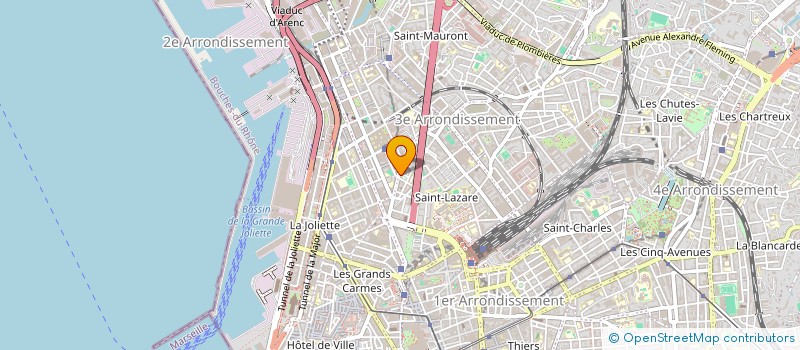 localisation de l'entreprise SOCIETE MARSEILLAISE DE DISTRIBUTION à MARSEILLE