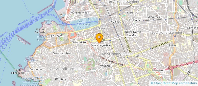localisation de l'entreprise SOCIETE MARSEILLAISE DE GESTION IMMOBILIERE ET CABINET AMELOT REUNIS à MARSEILLE