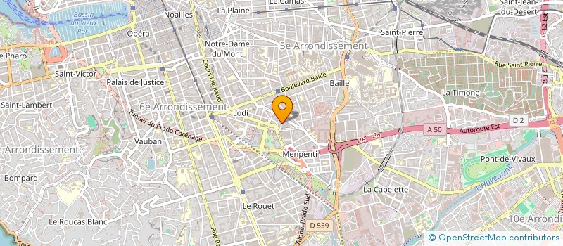 localisation de l'entreprise SOCIETE MARSEILLAISE DE PROTECTION (S.M.P.) à MARSEILLE