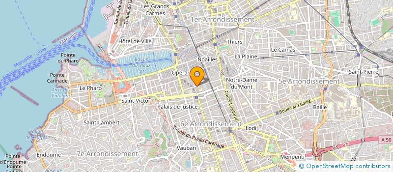 localisation de l'entreprise SOCIETE MARSEILLAISE DE PUBLICITE à MARSEILLE