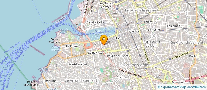 localisation de l'entreprise SOCIETE MARSEILLAISE DES BOISSONS à MARSEILLE