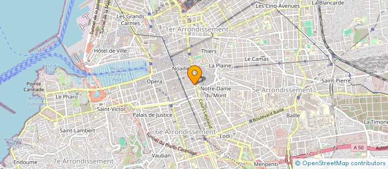 localisation de l'entreprise SOCIETE MARSEILLAISE DISTRIBUTION à MARSEILLE