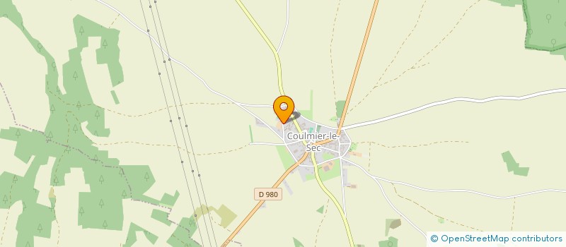 localisation de l'entreprise SOCIETE MARTIN  COULMIER-LE-SEC