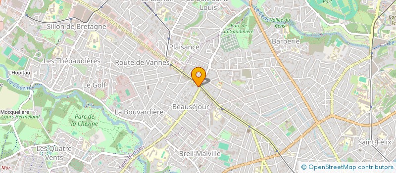 localisation de l'entreprise SOCIETE MARTIN BEAUSEJOUR  SAINT-HERBLAIN