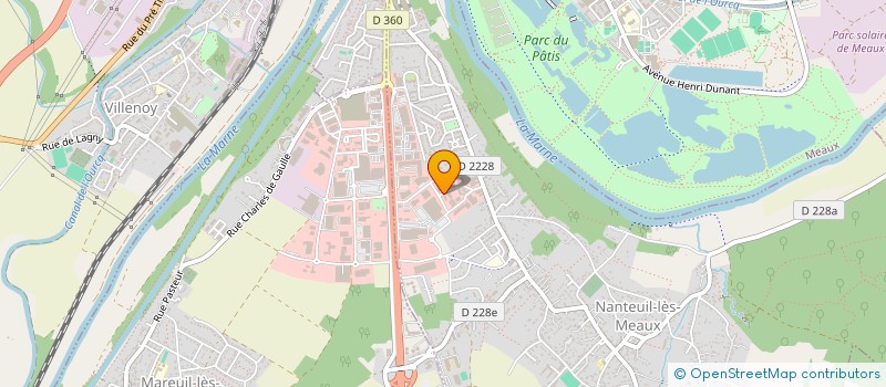 localisation de l'entreprise SOCIETE MARTIN FRERES à NANTEUIL-LES-MEAUX