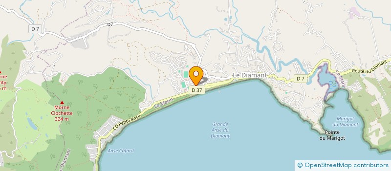 localisation de l'entreprise SOCIETE MARTINIQUAISE D'EXPLOITATION ET D'ANIMATION DES PLAGES DU SUD à DIAMANT