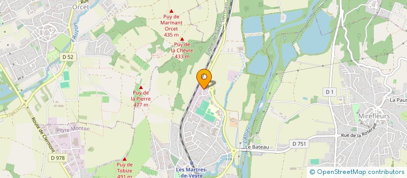 localisation de l'entreprise SOCIETE MARTROISE DE DISTRIBUTION  LES MARTRES-DE-VEYRE