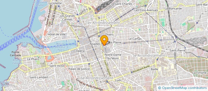 localisation de l'entreprise SOCIETE MARZULLO à MARSEILLE
