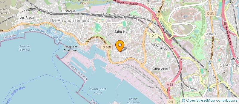 localisation de l'entreprise SOCIETE MAS à MARSEILLE