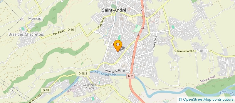 localisation de l'entreprise SOCIETE MASCAREIGNE BATIMENT TRAVAUX PUBLICS à SAINT-ANDRE