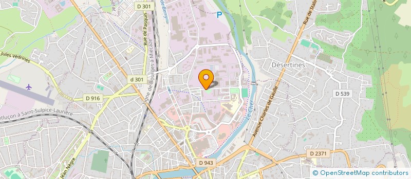 localisation de l'entreprise SOCIETE MASGEREST à MONTLUCON
