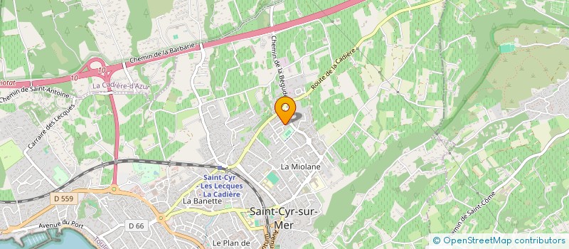 localisation de l'entreprise SOCIETE MASTERIC à SAINT-CYR-SUR-MER