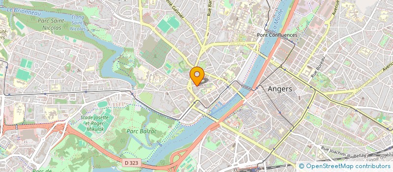 localisation de l'entreprise SOCIETE MATEGOT à ANGERS