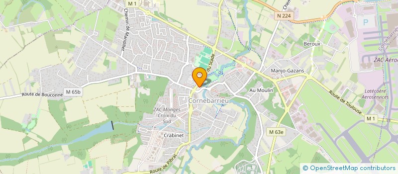 localisation de l'entreprise SOCIETE MATEO ALPHA  BEAUZELLE