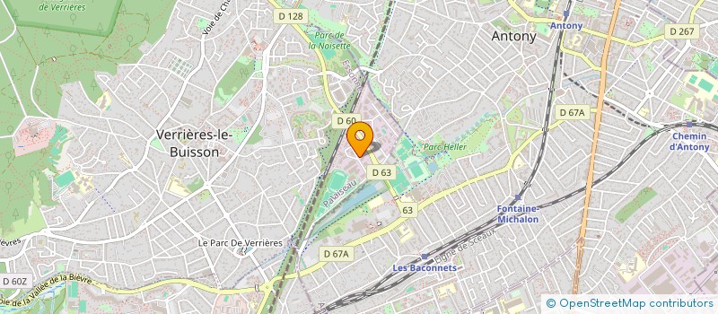 localisation de l'entreprise SOCIETE MATERIEL EN LOCATION à VERRIERES-LE-BUISSON