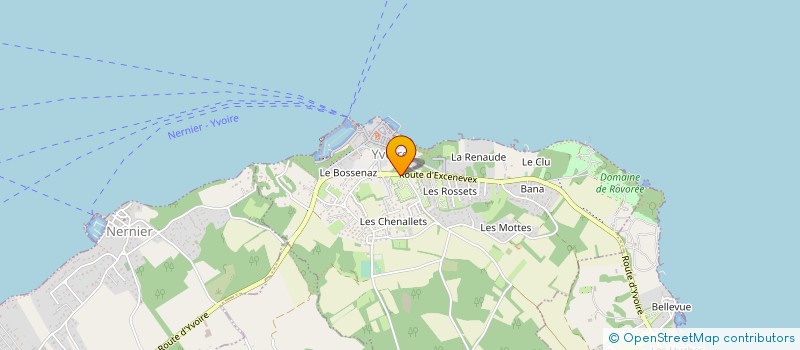 localisation de l'entreprise SOCIETE MATHIEU à YVOIRE