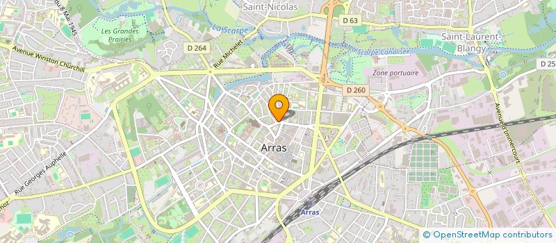 localisation de l'entreprise SOCIETE MAURICE RAGONS  ARRAS