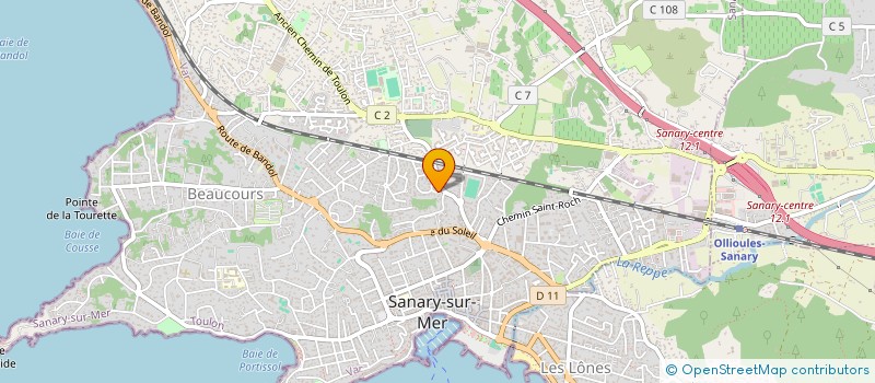 localisation de l'entreprise SOCIETE MAVIANNICK à SANARY-SUR-MER