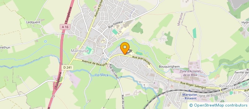 localisation de l'entreprise SOCIETE MAXIME PATIN ET COMPAGNIE  MARQUISE