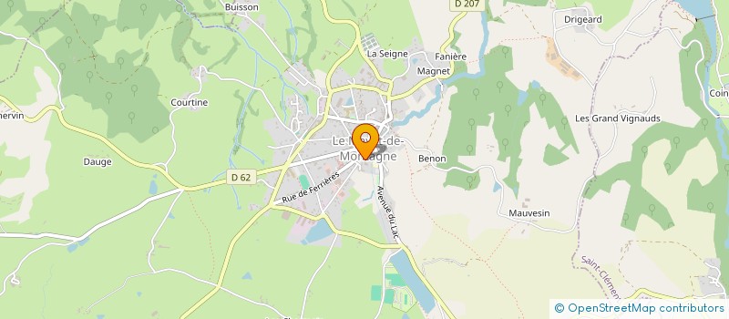 localisation de l'entreprise SOCIETE MAYETOISE SPORTIVE  LE MAYET-DE-MONTAGNE